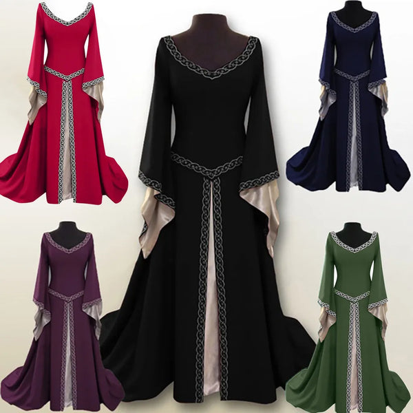 Cosplay Medieval Palace Princess Long Dress - FashionBlom