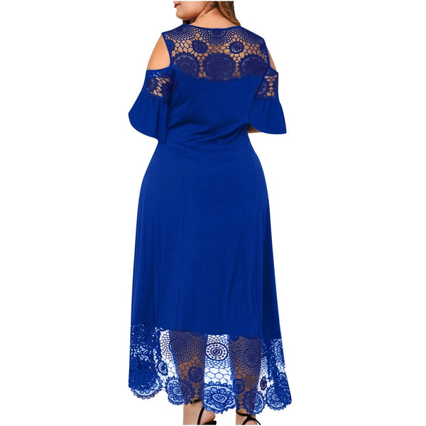 Summer Casual Lace Sleeve Mini Dress - FashionBlom